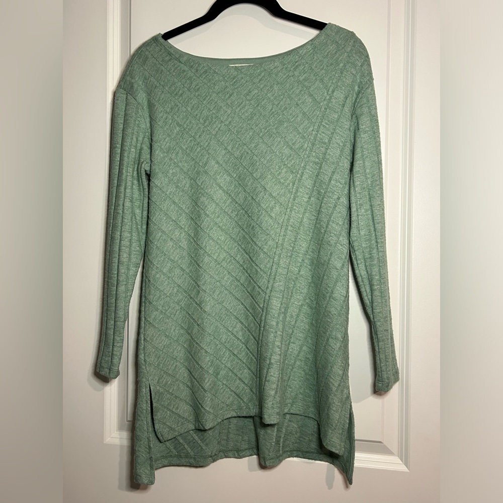 Maeve by Anthropologie Green Long Sleeve Top XS